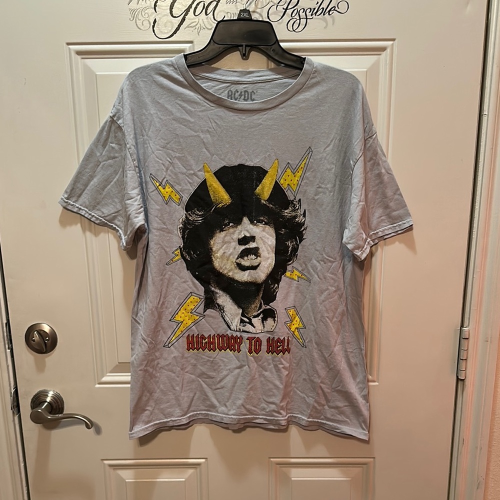AC/DC Gray Short Sleeve Tee‎ / Box 33-17